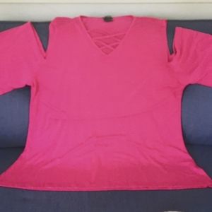 Knit Studio Cold Shoulder Tunic